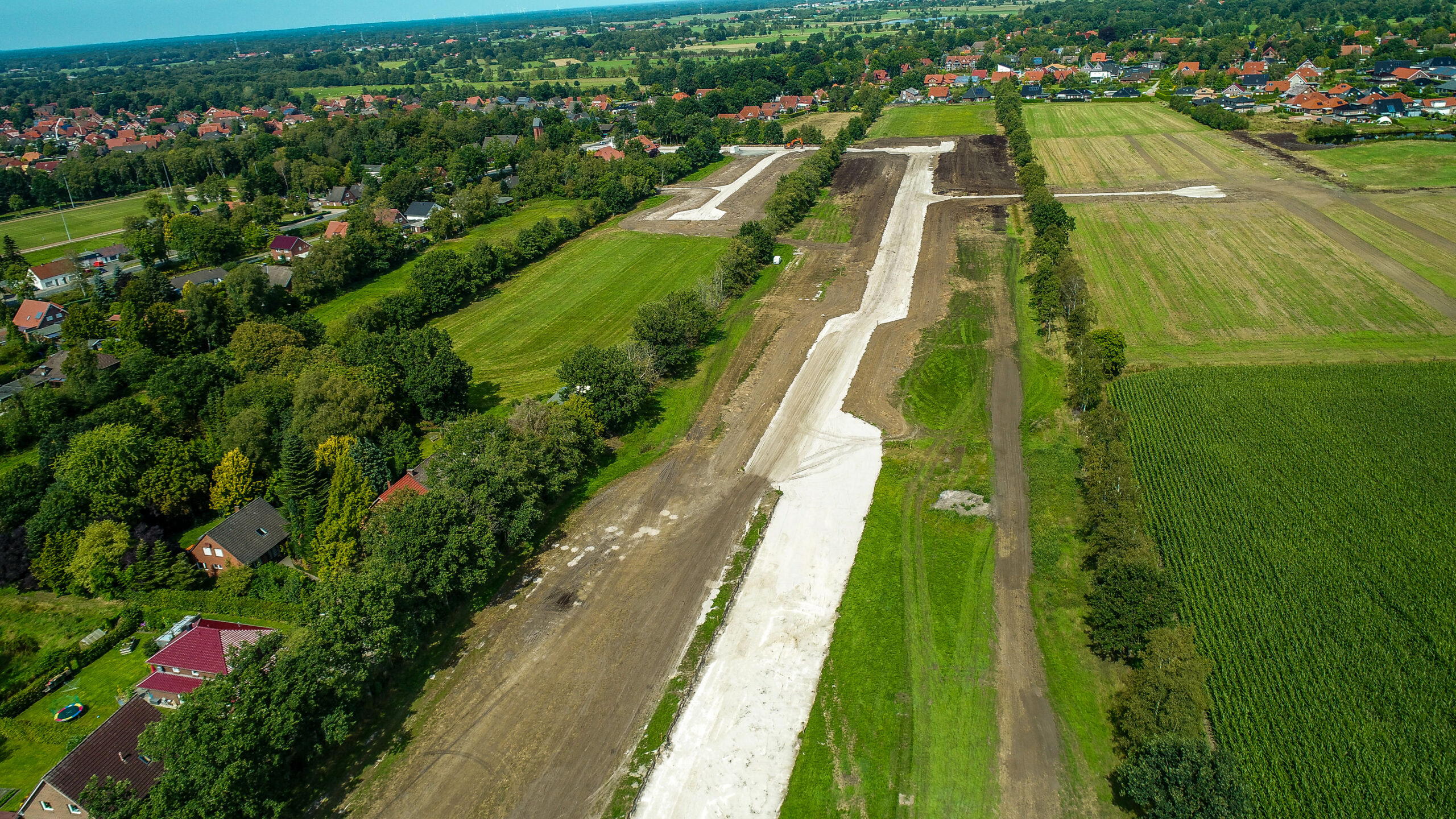 Ansicht Baugebiet von oben